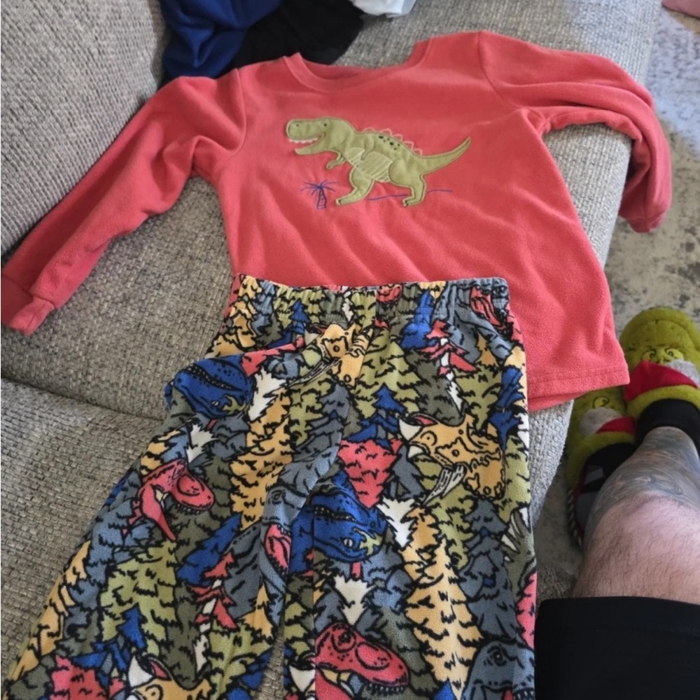 Carter's Dinosaur Pajama Set with Colorful Print